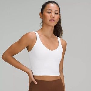 COPY - LULULEMON WHITE ALIGN TANK